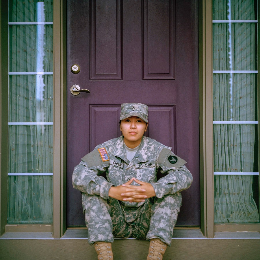 Military Veteran Enjoying Home Ownership